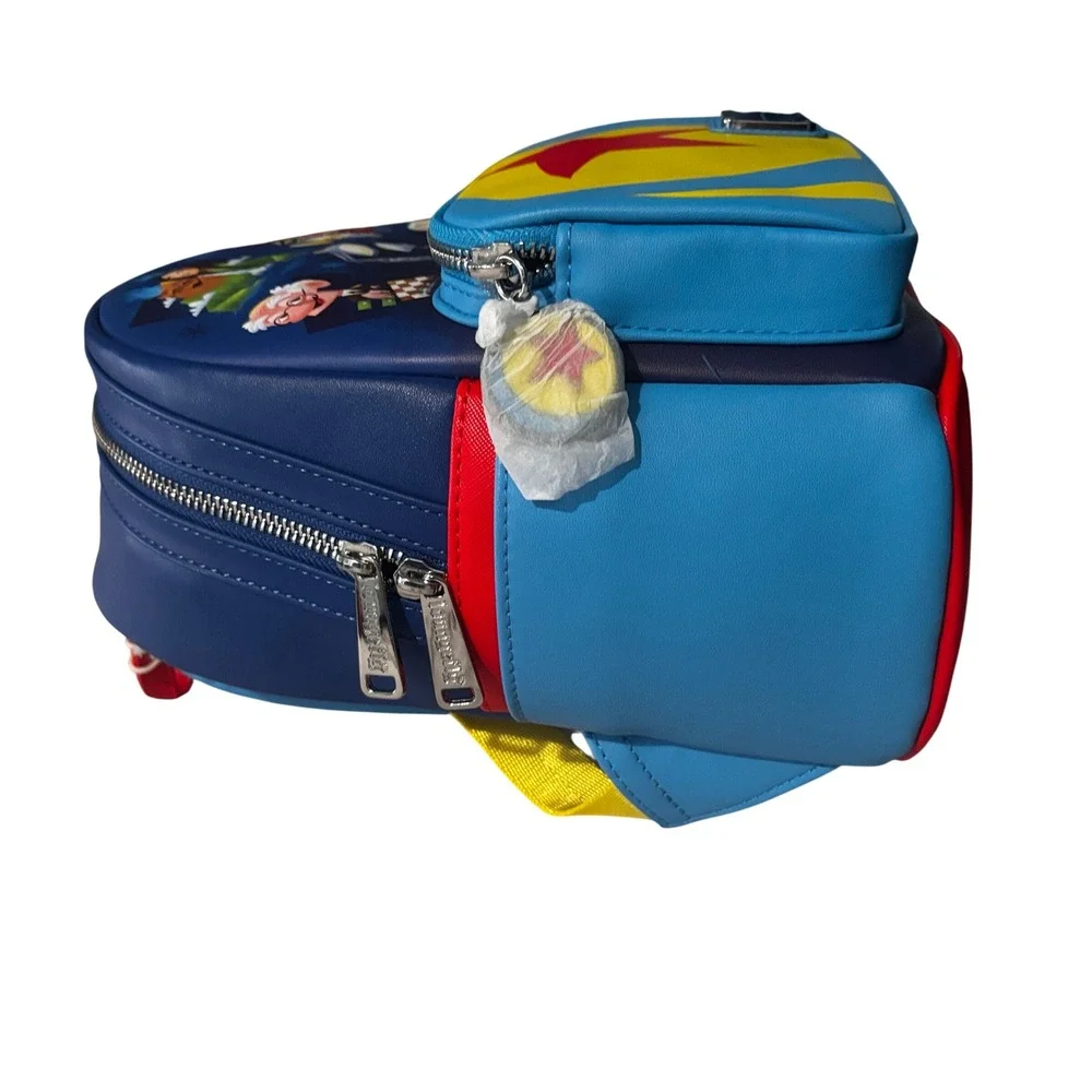 Loungefly Pixar Shorts Mini Backpack Luxo Ball AOP Blue WDBK3188 New with Tags